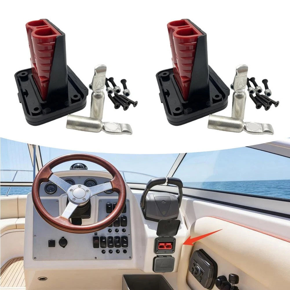2X Quick-Connect Battery Cable Connectors for RV Automotive Marine