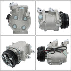 A/C Compressor with 4-Groove Pulley for Honda Insight CR-Z (2010â2015)