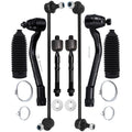 Set of 8 Rack and Pinion Bellows Sway Bar Ends for Hyundai Sonata (2011–2012)