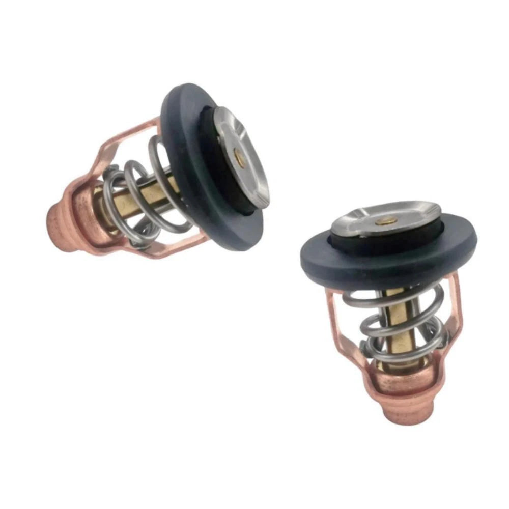 2X Thermostat 6CE-12411-00-00 for Yamaha F225 F250 F300 (4.2L V6)