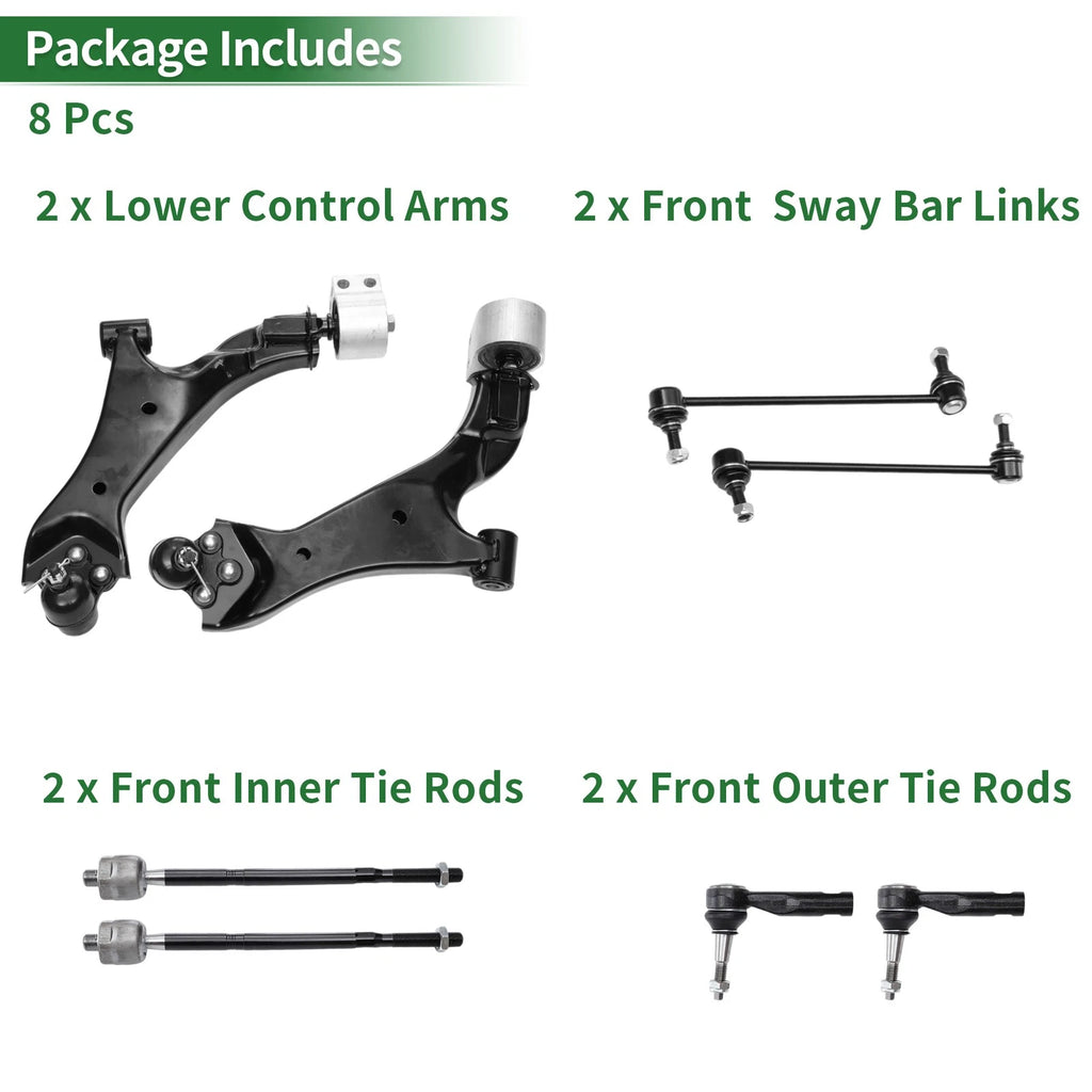8pcs Front Suspension Control Arm Kit for Chevrolet Equinox (No. 524157/ES800640)