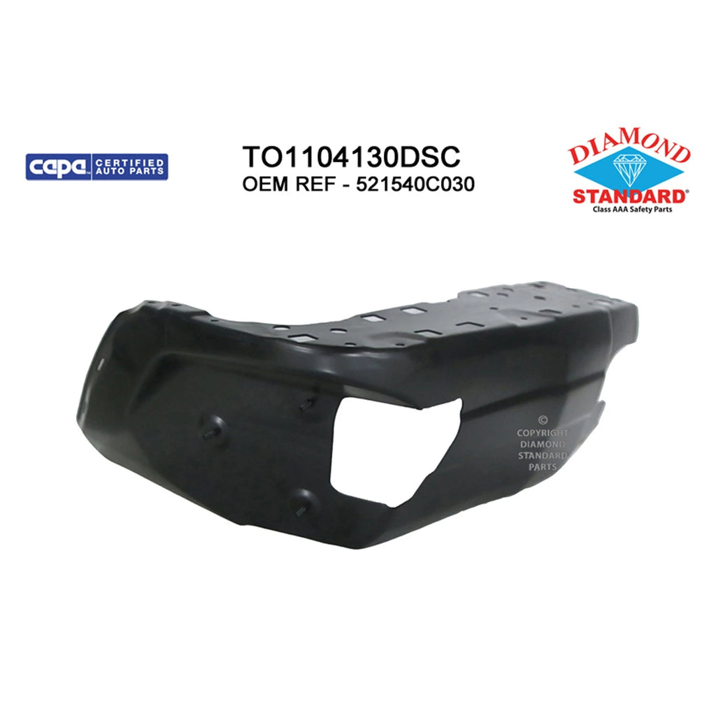 Replacement Steel Rear Driver Side Outer Bumper Extension (See Compatible Chart)