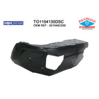 Replacement Steel Rear Driver Side Outer Bumper Extension (See Compatible Chart)