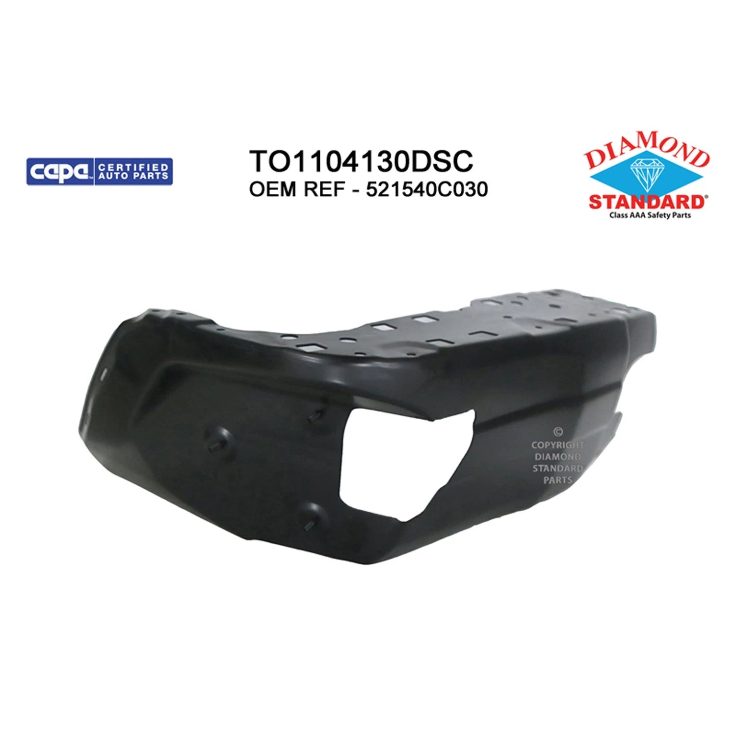 Replacement Steel Rear Driver Side Outer Bumper Extension (See Compatible Chart)
