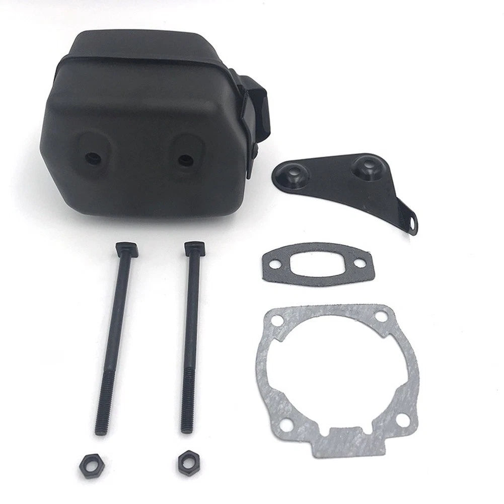 Muffler Kit with Exhaust Pipe for HUSQVARNA 50 51 55 (Compatible Models)