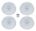 Set of 4 Polished Stainless Steel V8 Script Hubcaps for 1933 Ford (1933–1933)