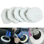 5 x Polishing Bonnet Buffer for Soft Wool 5-6" Car Polisher