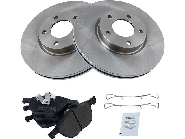 Front Brake Pad and Rotor Kit for Mazda 5 (2006–2010, 2012–2015) QP234GJ
