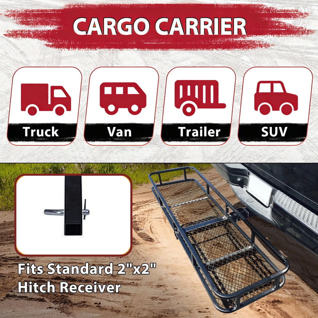 Cargo Carrier for Universal Fit (Foldable, 550 lb Capacity)