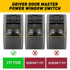 Power Window Switch for Chrysler Town & Country, Dodge Grand Caravan (2008-2011)