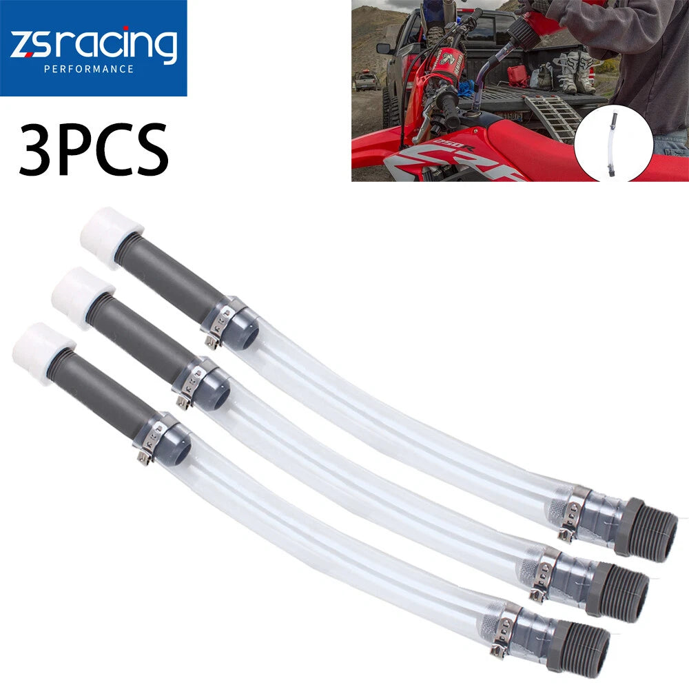 Set of 3 Fuel Jug Hose Filler for Racing Utility Gas Can