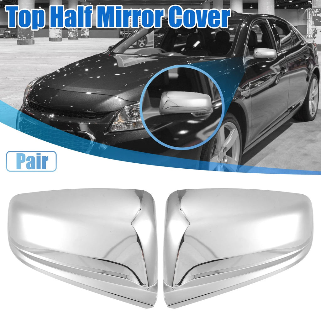 1 Pair Chrome Plated Top Half Mirror Cover for Chevrolet Malibu  731618519379