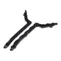 Set of 2 Rear Bumper Support Brackets for Honda CR-V (2012–2014) Black