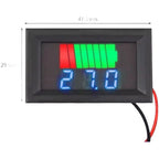 Waterproof LED Battery Voltage Meter for Electric Motorcycle and Bike (2010–2023)