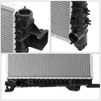 OE Style Aluminum Core Radiator DPI-2813 for Dodge Ram 1500-3500 (2004–2009)
