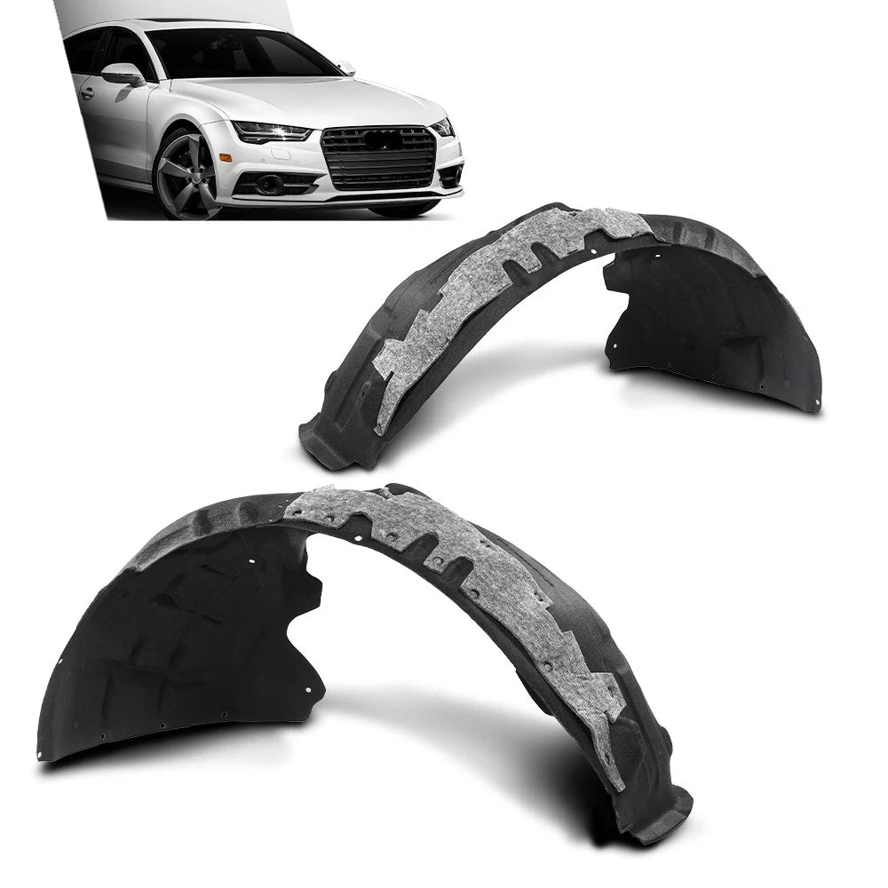 Front Fender Liner Splash Shield Set for Audi A7 Quattro S7 RS7 (2012–2018)