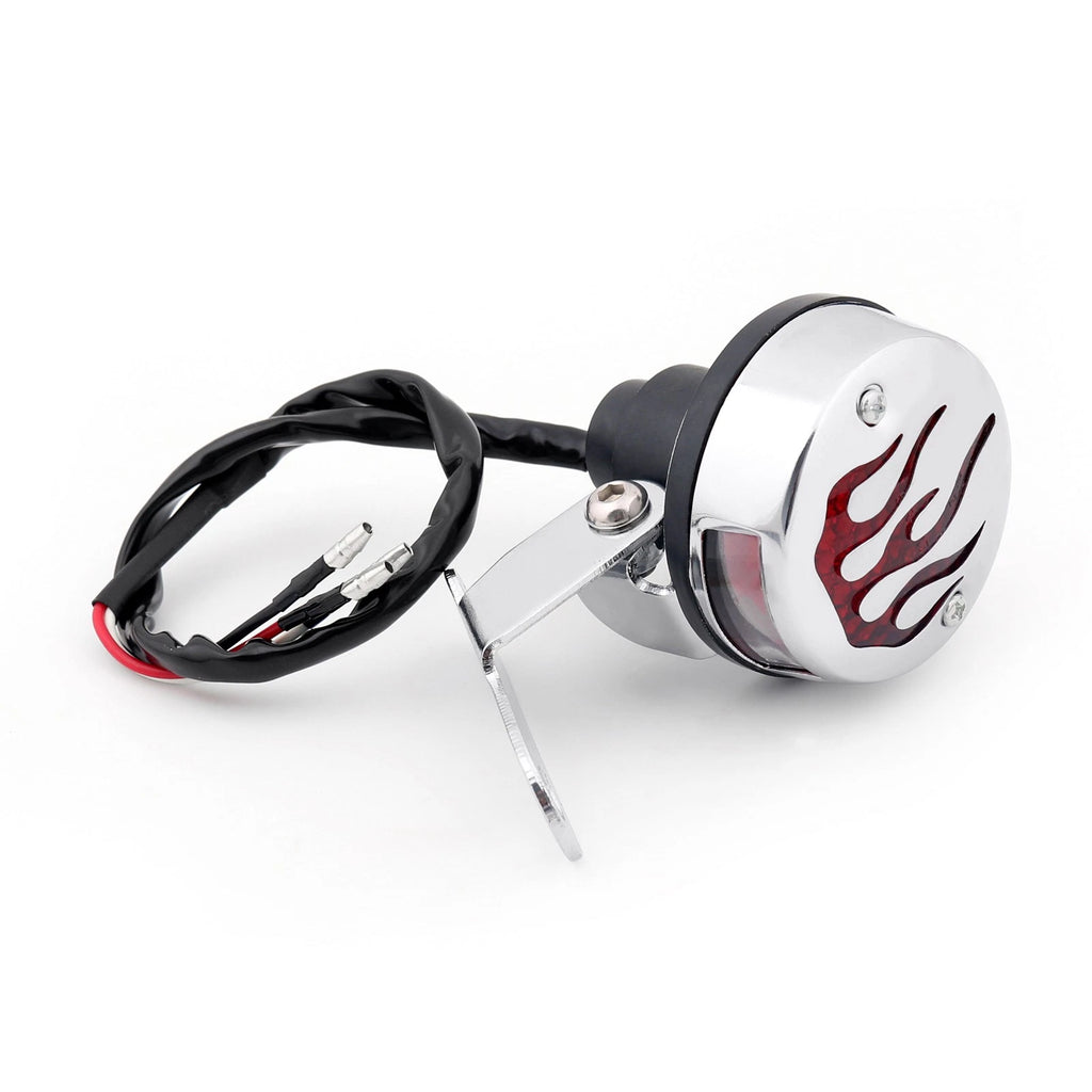 Tail Light Lamp for Cafe Racer Bobber (Chrome)