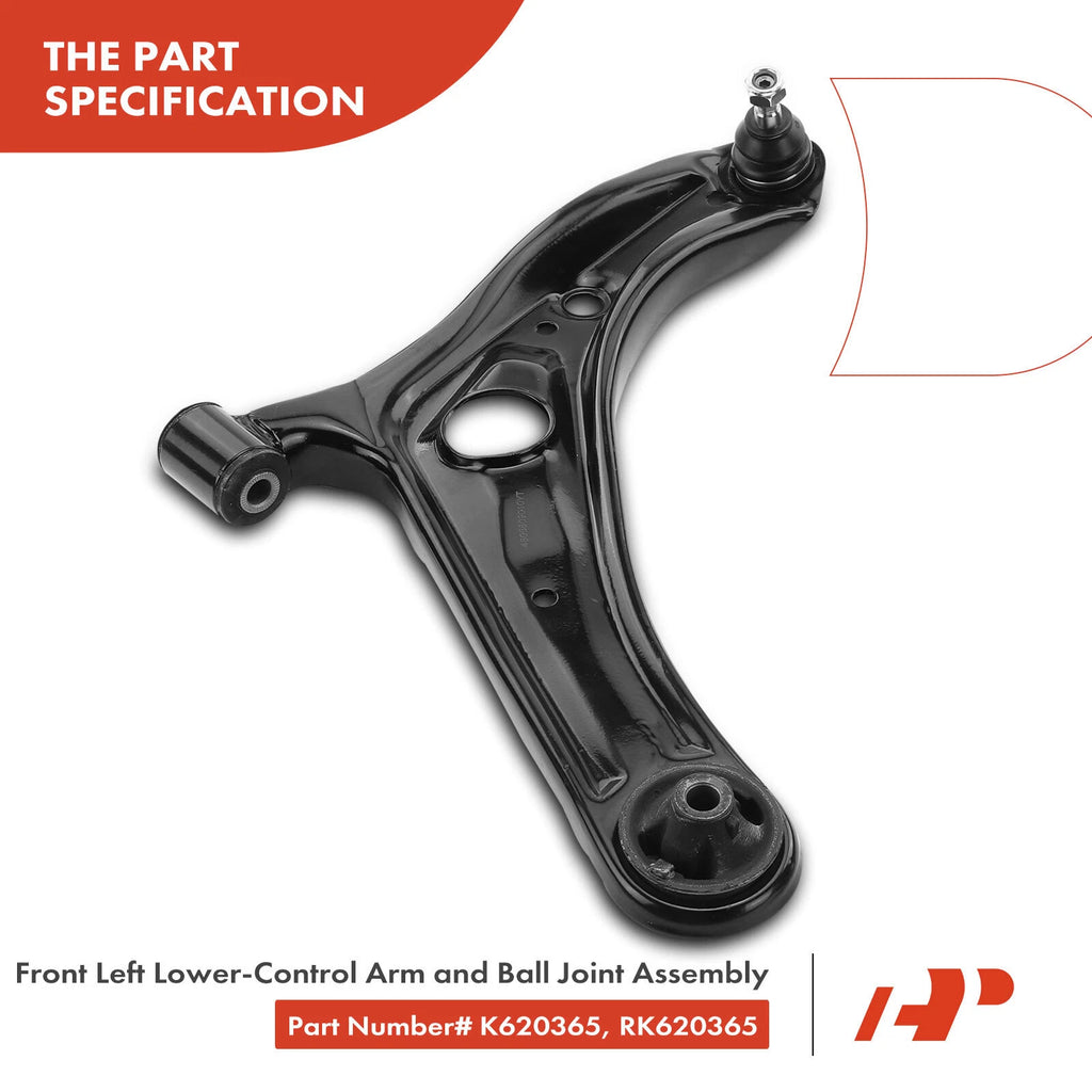 Front Control Arm Stabilizer Bar Link Tie Rod End for Toyota Echo (1999-2005)