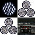 Set of 6 LED Side Marker Tail Lights for Trailer (24V)