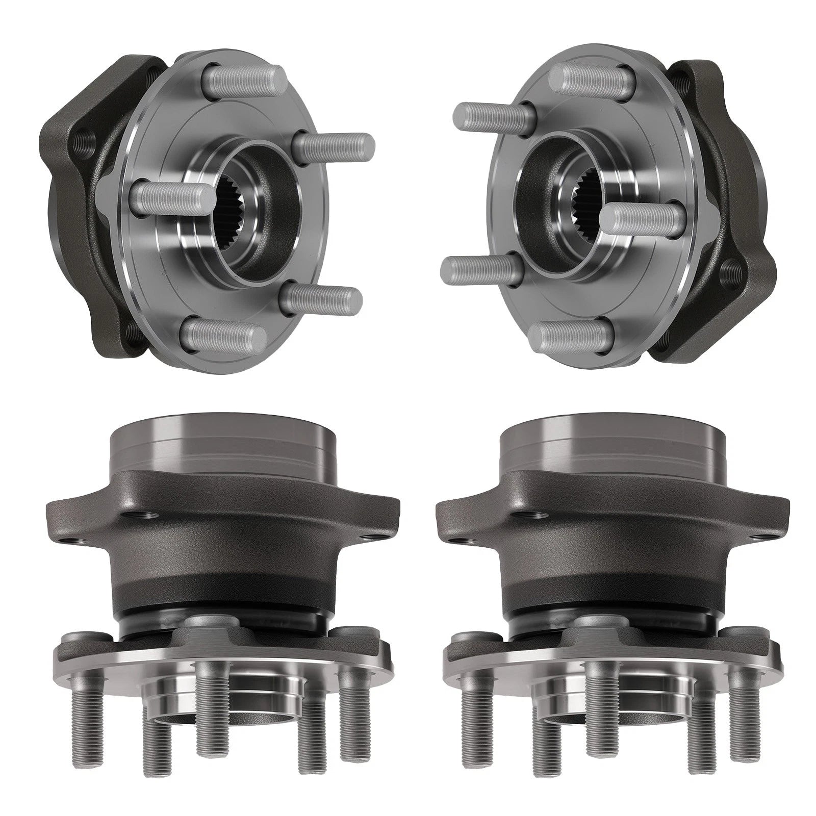 Complete Front and Rear Wheel Hub Bearing for Subaru Impreza (2008–2013)