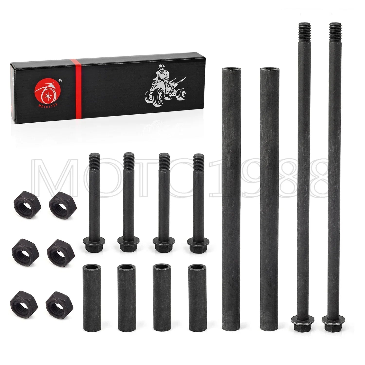 Front Arm Bushing Bolts Nuts Shaft Collars for YAMAHA Banshee (1987–2006)
