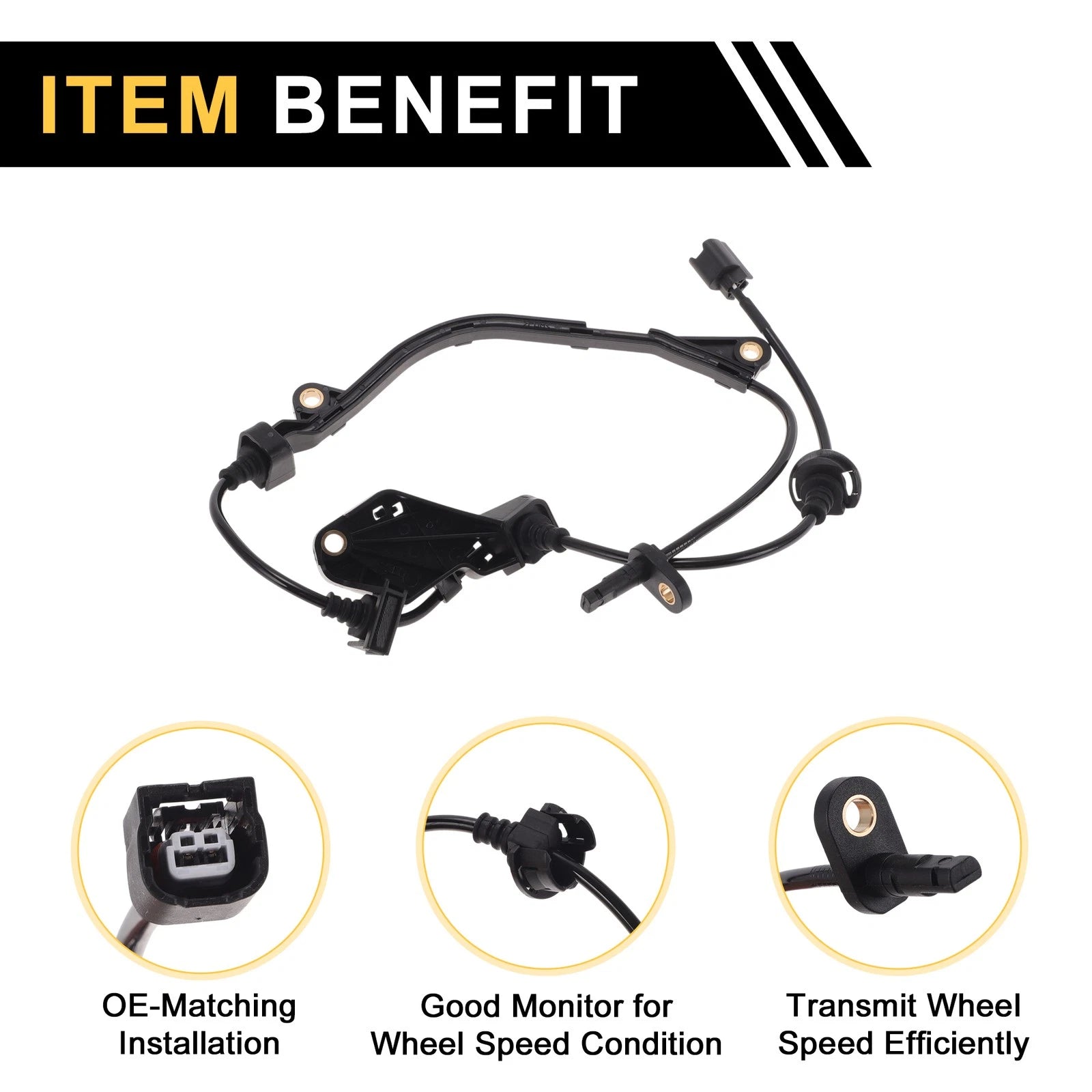 ABS Wheel Speed Sensor No. 57450SYJH01 for Honda Elysion RR7 (2013–2016) Front Right