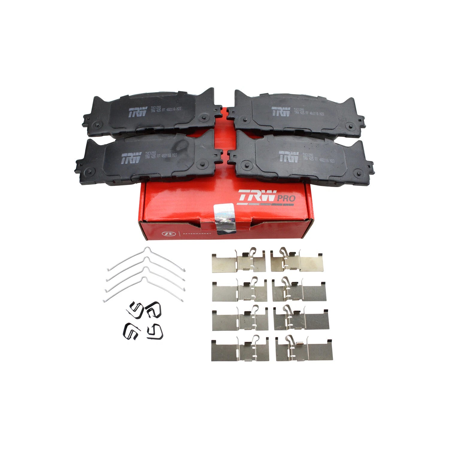 Set of 4 TRW Pro Front Ceramic Brake Pads for Lexus ES300h ES350 Toyota Avalon Camry (2013–2021)
