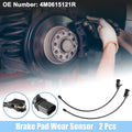 Front Brake Pad Sensor for Audi A4 A5 A6 A8 (2 Pcs) Plastic Rubber