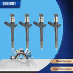 4 Pcs Diesel Fuel Injectors for Mitsubishi Triton, Challenger 2.5L (2009-2023)