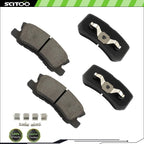 Rear Ceramic Brake Pads for Jeep Compass Patriot (2010–2016)