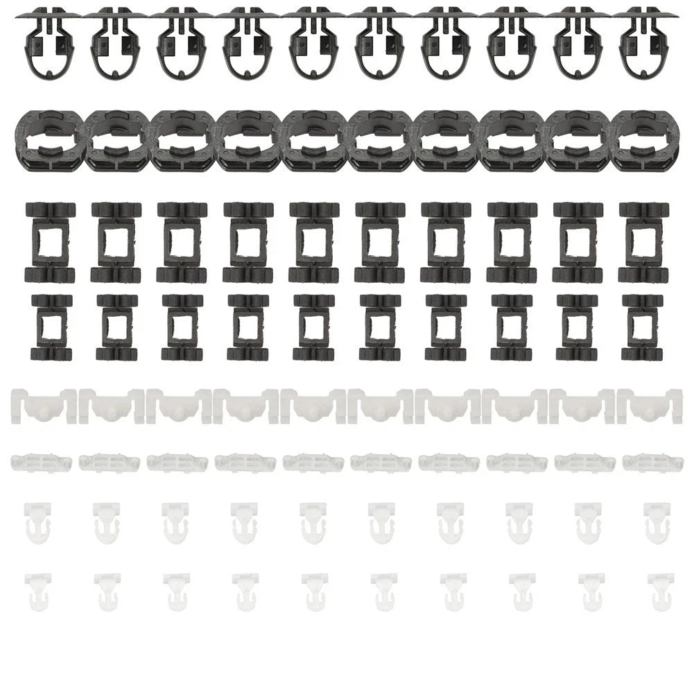 80Pcs Plastic Mounting Clips for Mercedes CLK C208 A208 (1997–2002)