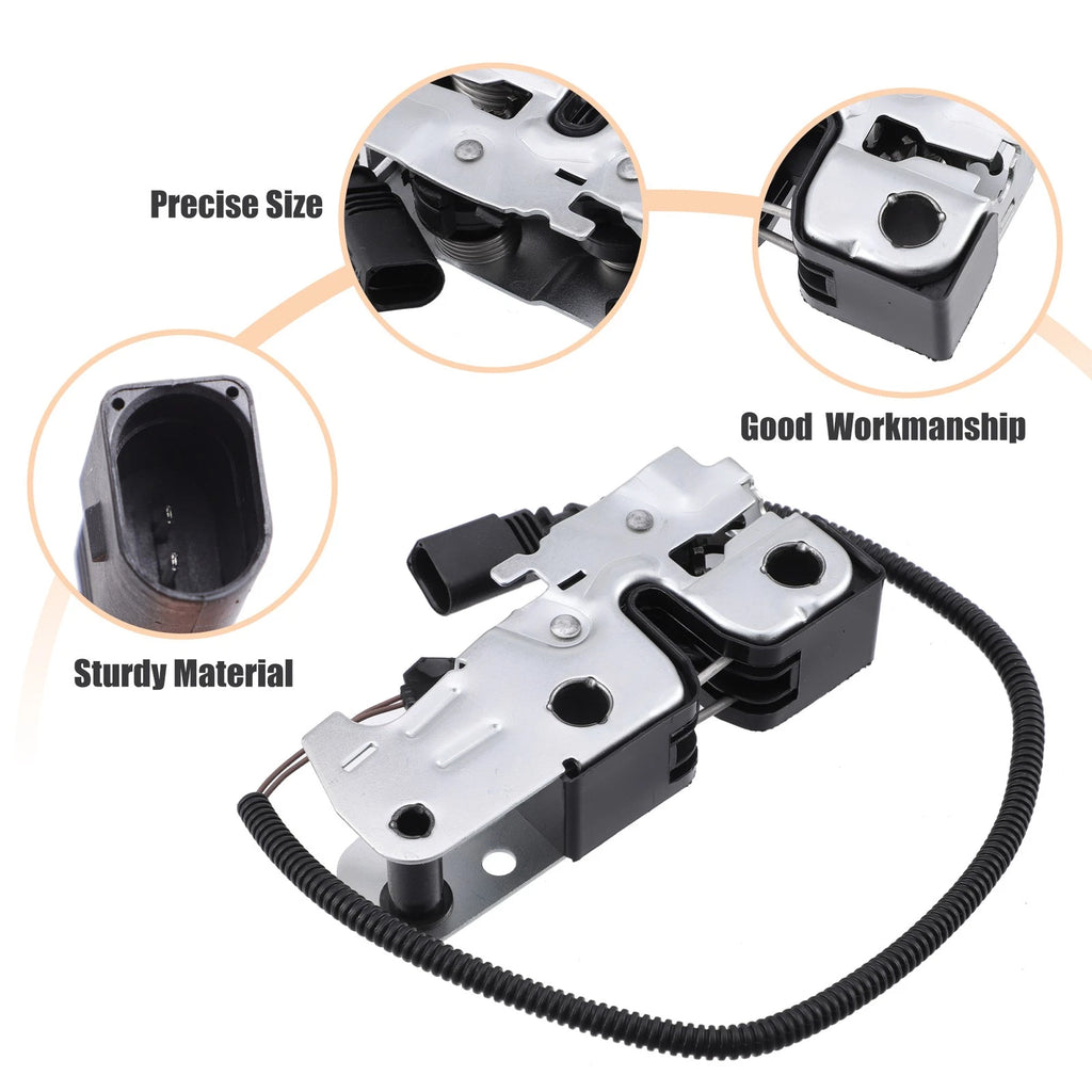 Lower Hood Latch Lock Assembly for Volkswagen Golf GTI Rabbit Jetta (2015–2021) 718844173131