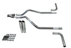 Dual Exhaust Kit for Chevy Blazer (1992–1994) - 2.5" Y Pipe, Clamp-On Tips