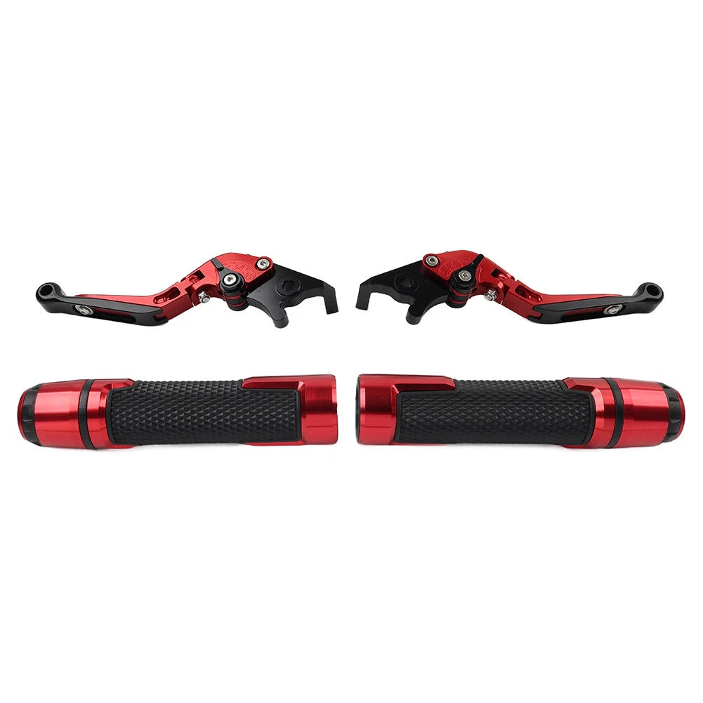Set of 2 Red Extendable Brake Clutch Levers for BMW G310R G310GS (2017–2023)