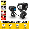LED Work Light Pod for Motorcycle ATV EV (Amber/White/Red)