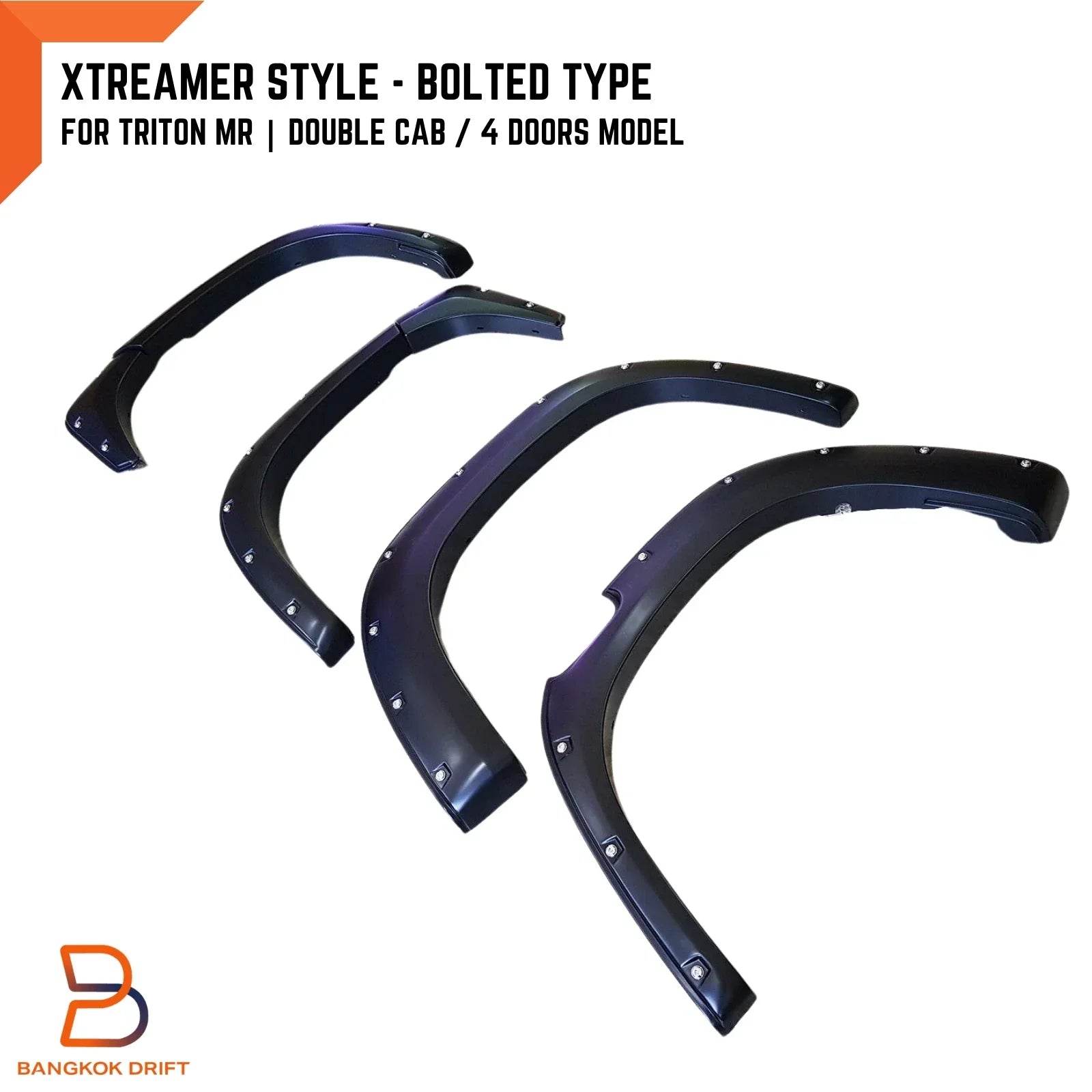 Fender Flares for Mitsubishi Triton Ute 2019-2023