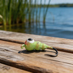 Set of 4 Soft Bait Jig Heads for Ice Fishing - Carbon Steel, Multicolor