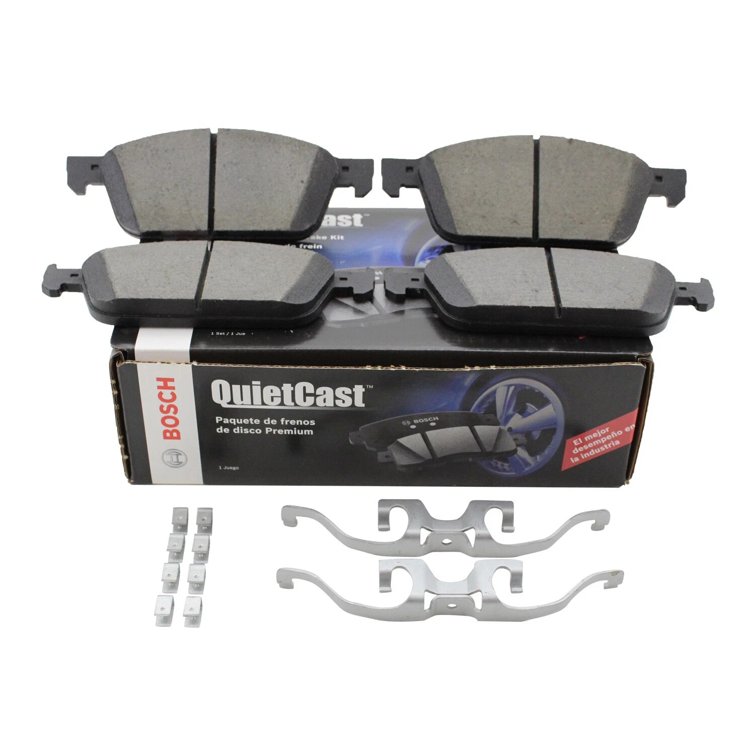Bosch QuietCast Front Ceramic Brake Pads for Ford Escape Lincoln MKC (2013–2019)
