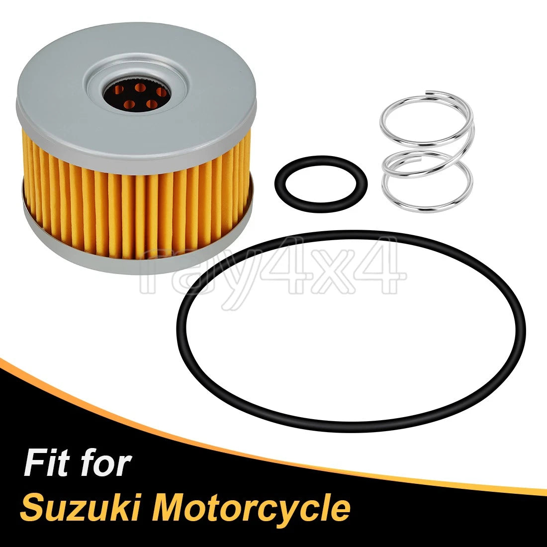 Oil Filter Set with O-Ring & Spring for Suzuki Boulevard S40 (2005–2009, 2011–2019)
