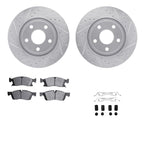 2X Brake Disc and Pad Kit for Jeep Dodge