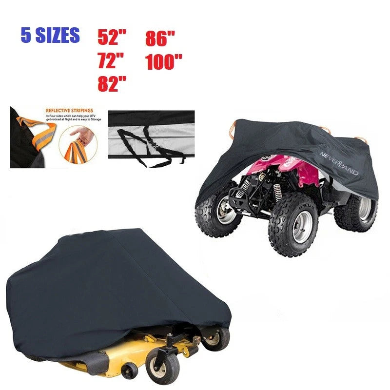 Lawn Mower Cover for Riding Garden Tractor up to 54" (Waterproof, UV Protection)