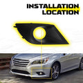 Fog Light Cover Bezel Trim for Subaru Legacy (2015–2017) 57731AL06A EXV