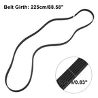 Rubber V-Ribbed Serpentine Belt 6PK2260 0019938696 for Porsche 911 (2004–2005)