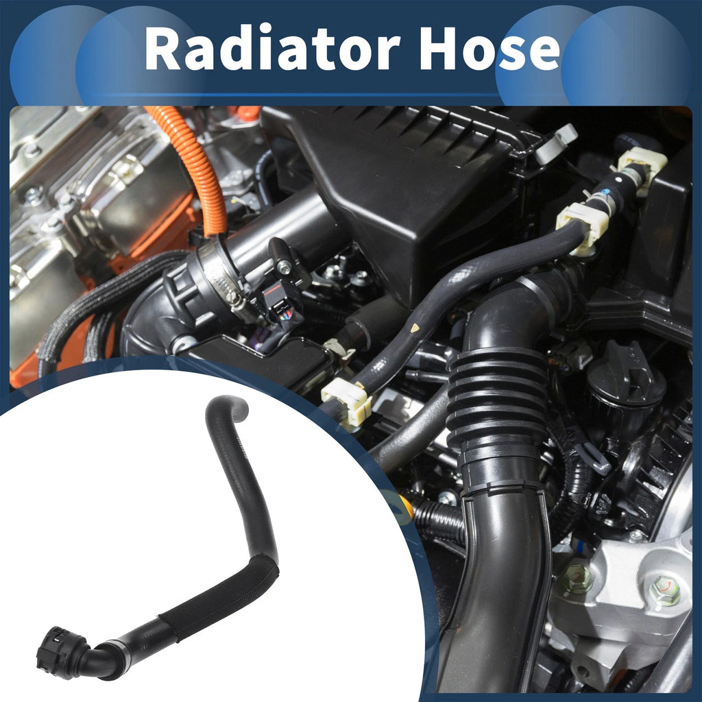 Radiator Hose for Audi A4 2.0L L4 (2005–2008) No. 8E1819371T Black