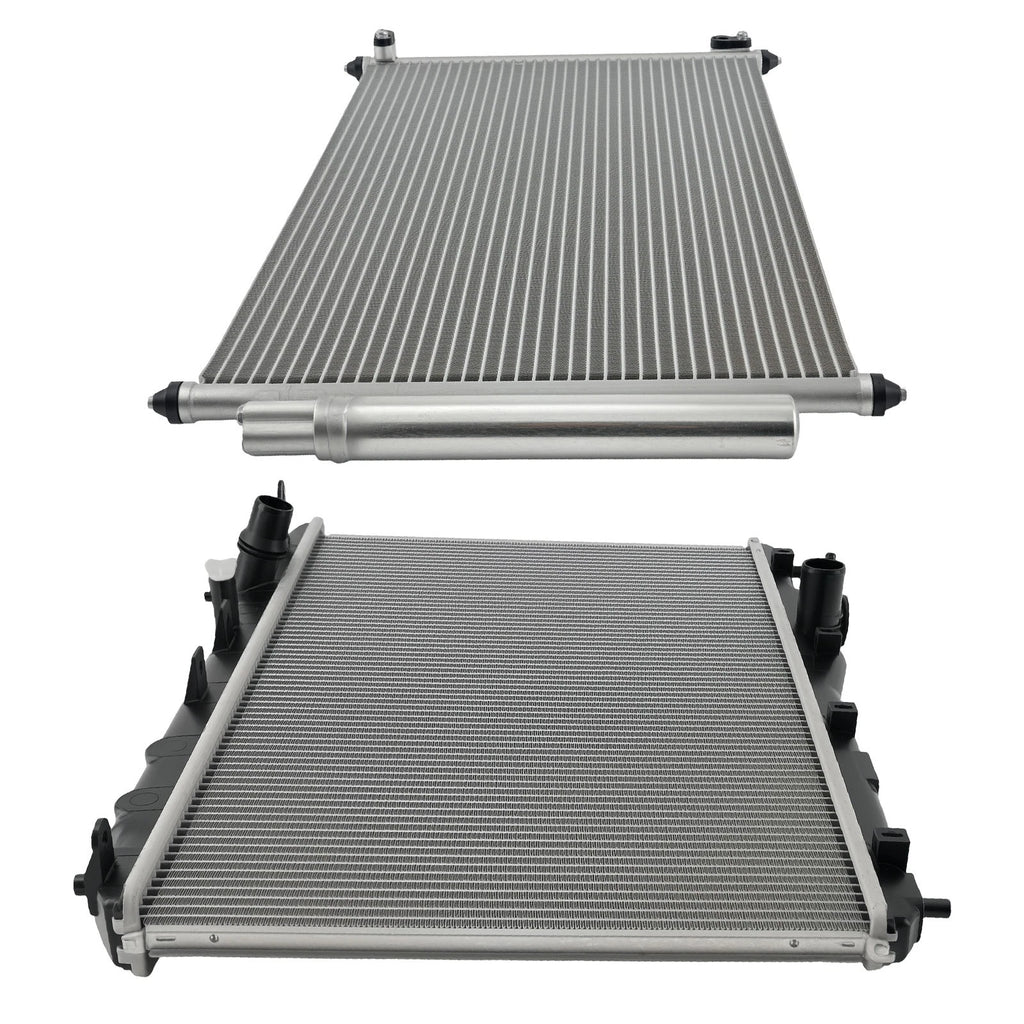 Coolant Radiator & Condenser Assembly for Honda Civic (2012–2015)