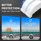 Set of 2 Trailer Fenders for 13" Wheels (Boat)