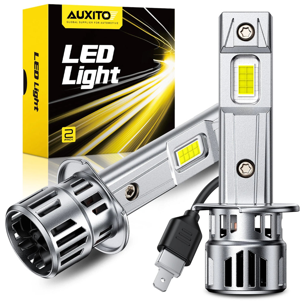 AUXITO H1 LED Headlight Bulbs 33000LM 6500K High Low Beam Combo Kit