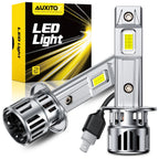 AUXITO H1 LED Headlight Bulbs 33000LM 6500K High Low Beam Combo Kit