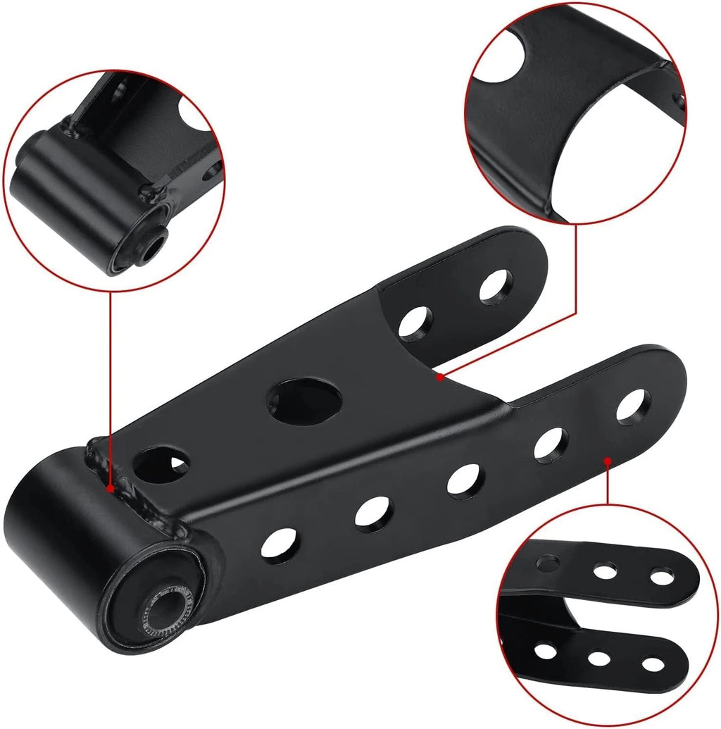 2 Rear Drop Shackles Lowering Kit for Chevy Silverado GMC Sierra 1500 (1988–2018)