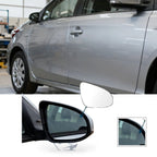 Rearview Mirror Glass Left for Toyota Yaris Vios (2014–2018) 87931-0D660